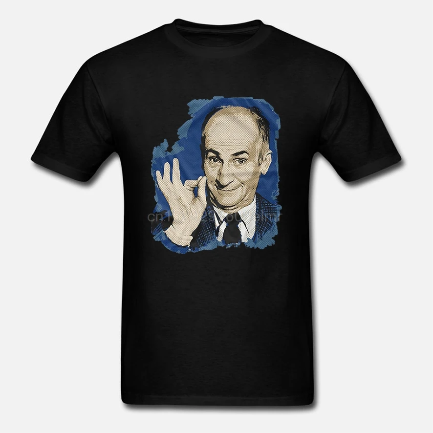 Футболка Louis De Funes мужская с коротким рукавом крутая дизайнерская рубашка из