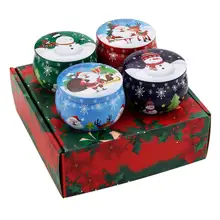 Świąteczne świece zapachowe zestaw upominkowy świąteczne świece zapachowe prezenty dla kobiet naturalny wosk sojowy ręcznie robione świece do aromaterapii Deco tanie i dobre opinie Unisex CN (pochodzenie) CHINA Dezodorant w sztyfcie