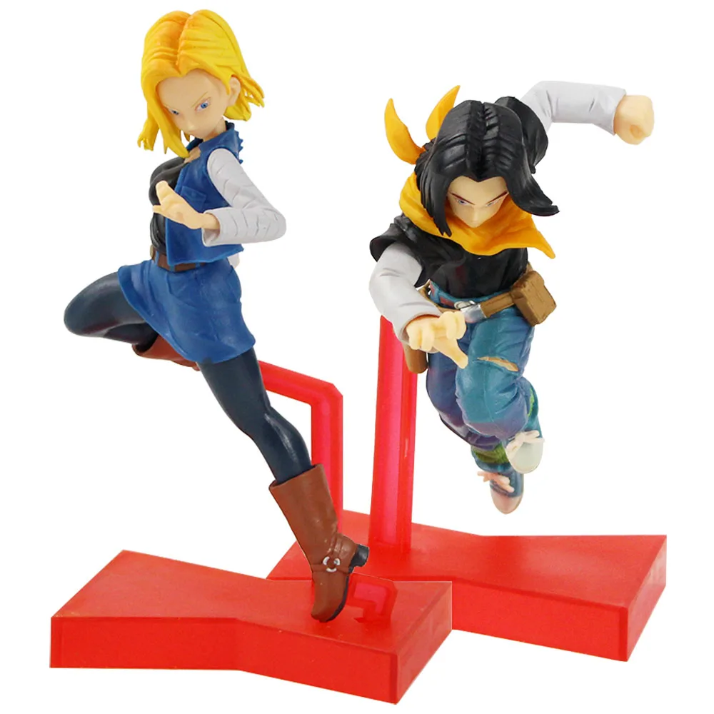 Супер Android битва 17 Ляпис 18 лазурь ПВХ экшн фигурка Коллекционная модель