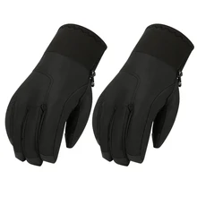 1 пара, дышащие лыжные перчатки для кемпинга, сохраняющие тепло, зимние ветрозащитные уличные эластичные, для взрослых, противоскользящие, для велоспорта, утолщенные, водонепроницаемые