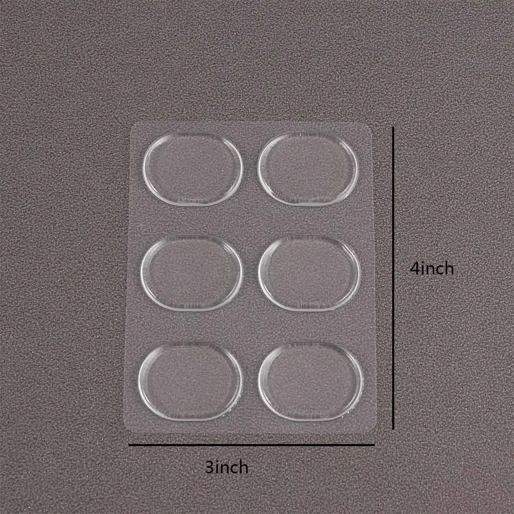Silicone Drum Mute Pads Drum Damper Shock Absorbing Pad Transparent Percussion Instrument Accessories 6 PCS drum replacement parts