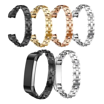 

Single row cowboy chain Watchband Band For Fitbit Alta HR smart watch Wristband for Fitbit Alta Replacement Accessories Bracelet
