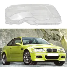 Для BMW E46 2 двери M3 1998-2001 Автомобильная фара с прозрачными линзами, фара с прозрачным покрытием, Купе, трансформер, автомобильные аксессуары