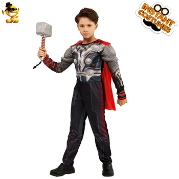 

DSPLAY New Little Boy Raytheon Superhero Classic Muscle Cosplay Costume Child Boys Halloween Carnival Party Peculiar Costumes