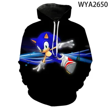 

New Hoodies Sonic the Hedgehog Men Women Children Sweatshirts 3D Printed Boy Girl Streetwear Fashion Casual Hooded Pullover Coat