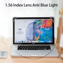 Vazrobe Асферические 1,56 индекс смолы очки линзы анти голубой свет близорукость диоптрия против царапин излучения УФ олеофобное покрытие