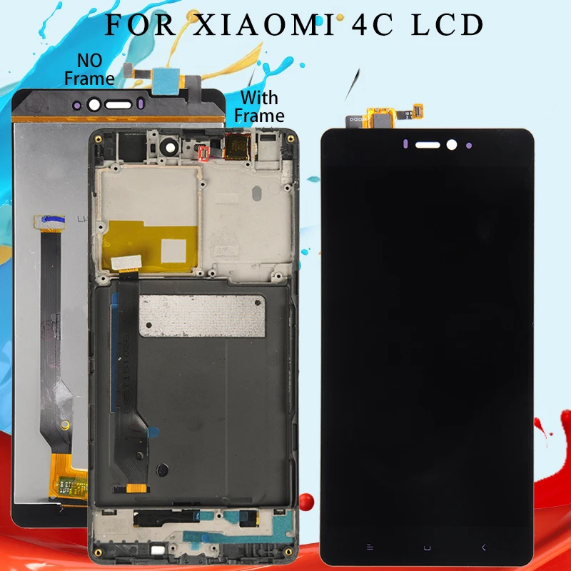 Catteny 4C ЖК дисплей для Xiaomi mi 4c с сенсорной панелью экран дигитайзер сборка рамкой