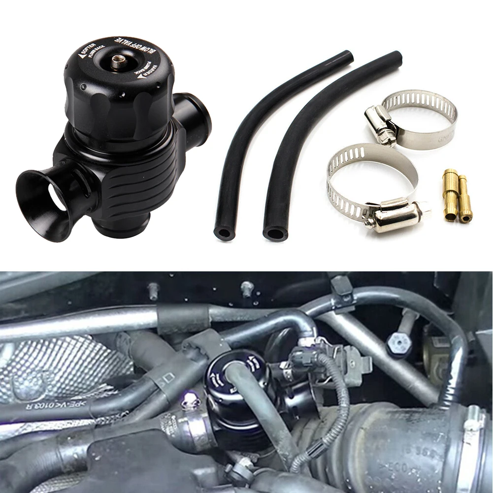 

Turbo 25mm Diverter Dump Bov Blow Off Valve Dual Port For VW MK4 Golf Polo GTI 1.8T Saab Turbo