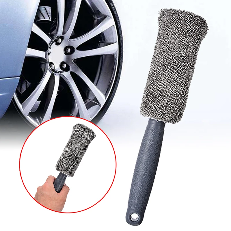 Car Styling 1pcs Microfiber Wheel Tire Rim Brush Car Wash Brush Washing