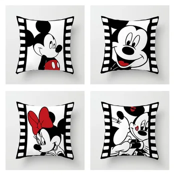 

Cartoon Mouse Printed Cushion Cover for sofa Christmas Decorative Pillow Cover for Children's Gift Car Waist Pillowcase 45x45cm