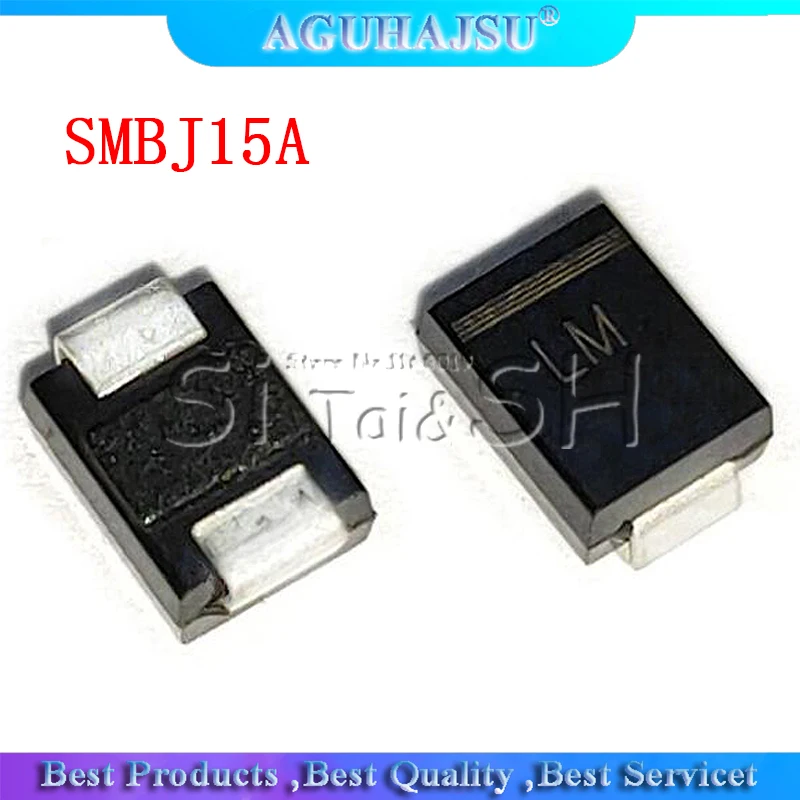 20 шт. 600 Вт SMB DO 214AA VS диод SMBJ15A SMD T|Диоды| |