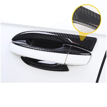 

Lsrtw2017 for Volkswagen Vw T-roc Car Door Bowl Panel Trims Interior Accessories Mouldings 2018 2019 2020 Carbon Fiber