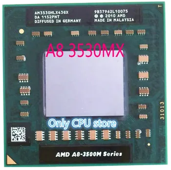 

AMD A8-3500M series A8-3530MX A8 3530MX AM3530HLX43GX Laptop CPU 1.9GHz/4M/Quad Core FS1 notebook APU for Notebooks laptop