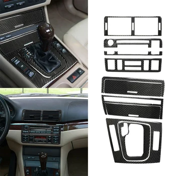 

Decal Center Console trim Interior For BMW 3 Series E46 98-05 8pcs Car