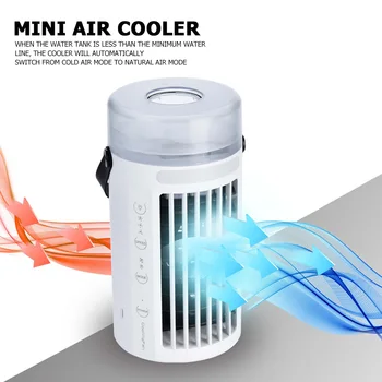

Portable Air Conditioner Adjustable Air Cooler Humidifier Purifier Cooling Fan Personal Space Cooling Fan for Home