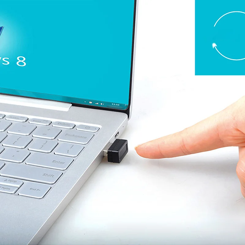 Usb-считыватель отпечатков пальцев для ноутбука Идентификация отпечатков пальцев Windows Hello press мультибиометрическое шифрование ключей безопасности для Win 7/8