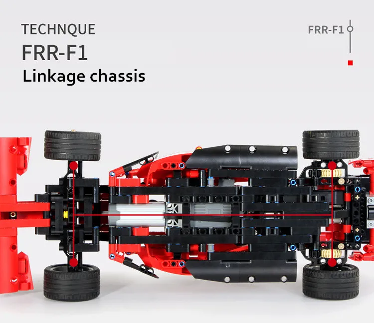Монстр мотор 701000 технологические строительные блоки F1 гоночный автомобиль MOC совместимый IEGOset RC дистанционное управление Скорость Модель