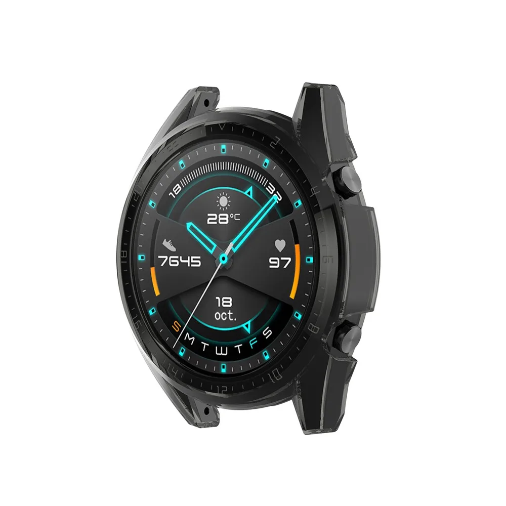 Прозрачный чехол для часов HUAWEI Watch GT/GT 2 42 мм 46 мм Smartwatch Защита от царапин защитный чехол