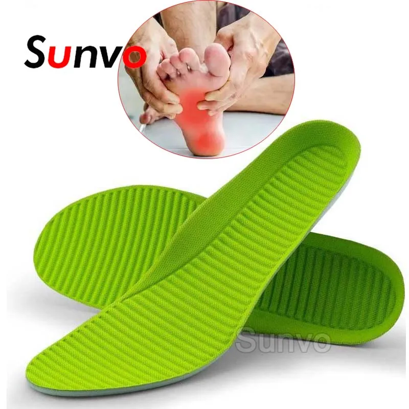 Insoles for Sports Shoes Men Women Flat Foot Arch Support Running Insole Shock Absorption Breathable Orthopedic Insert Shoe Pads