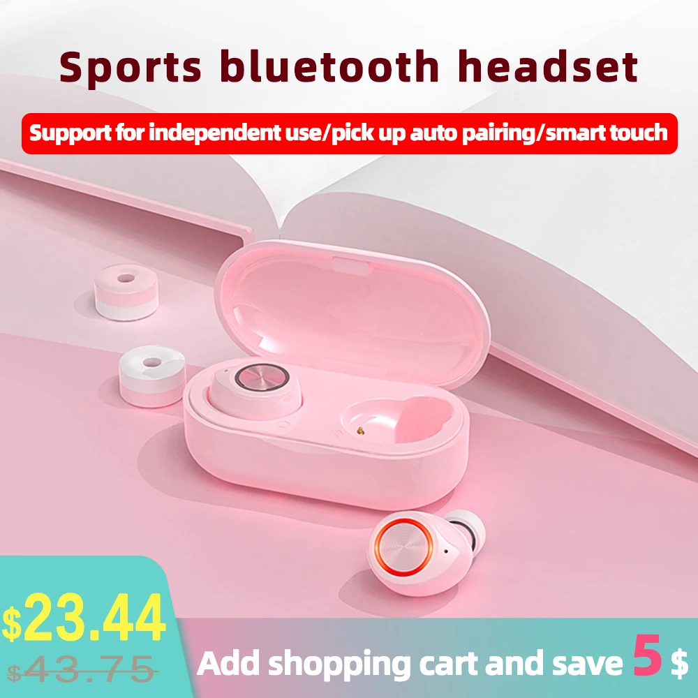 

KOEX TW60 bluetooth sport earphone Charging Box with headset gamer button control wireless soundpeats for iPhone Android earbuds