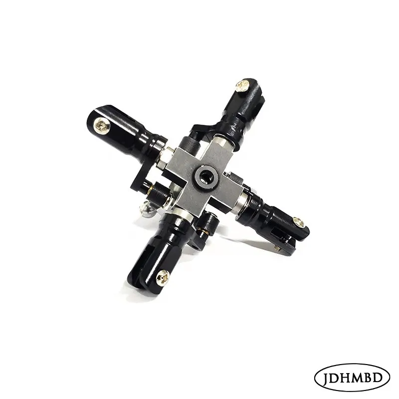 JDHM металлический 4 лопасти хвостового ротора Набор для вертолета Trex 450 - Цвет: blade holder
