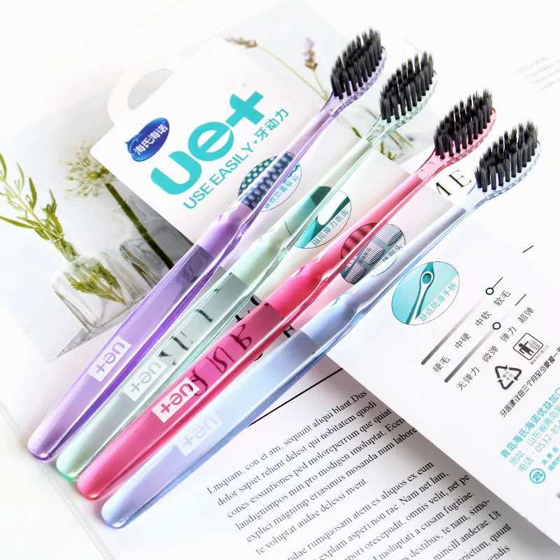 

Adult Soft Bristle Toothbrush Household Teeth Cleaning Oral Children Travel Cleaning Stains Small Head One-