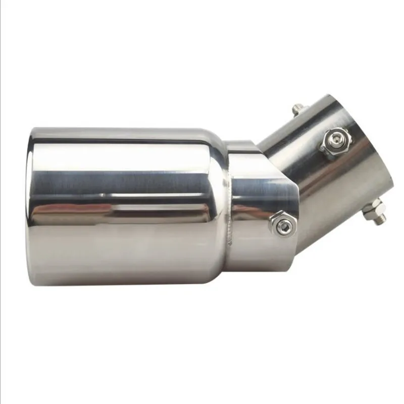 Exhaust Muffler Tip, Exhaust Pipe Muffler, Exhaust Trim Pipe 38-54mm inlet adjustable Angle adjustable stainless steel automobile exhaust tip muffler tail throat