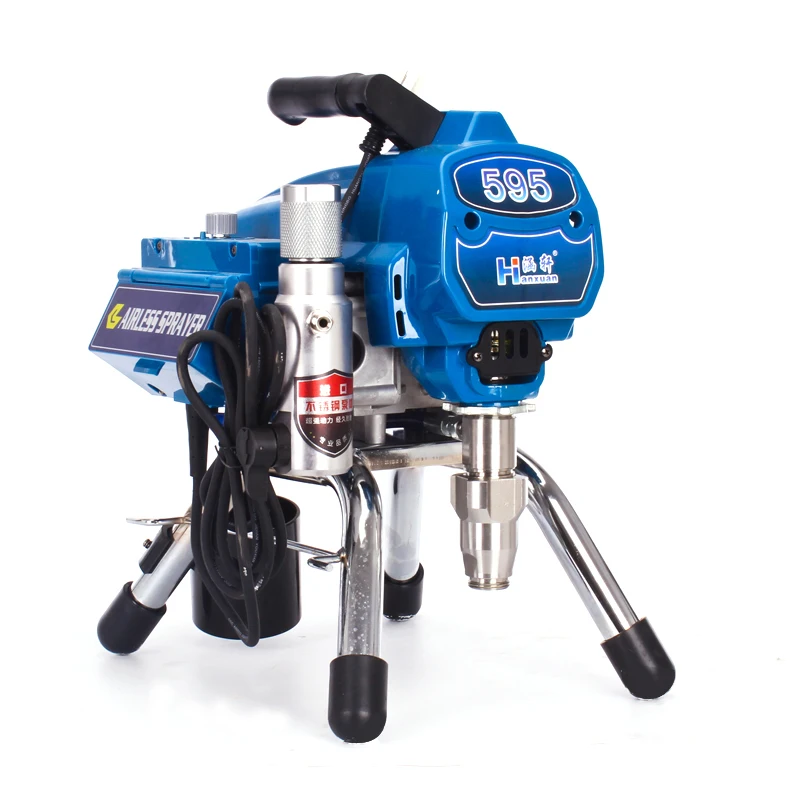 

High Pressure Airless Paint Sprayer Machine Electric Painting Equipment H595 with 0.017"(0.43mm)Nozzle DIY Decoration Tool