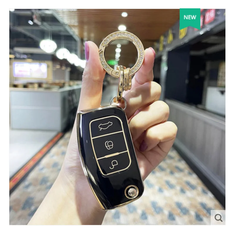 Copertura portachiavi telecomando per Ford Fiesta Focus 2 Ecosport Kuga Escape Falcon b-max c-max Eco Sport Galaxy accessori auto 14 Copertura portachiavi telecomando per Ford Fiesta Focus 2 Ecosport Kuga Escape Falcon b-max c-max Eco Sport Galaxy accessori auto - H854da7ea38f94a78972014532d9ab485e