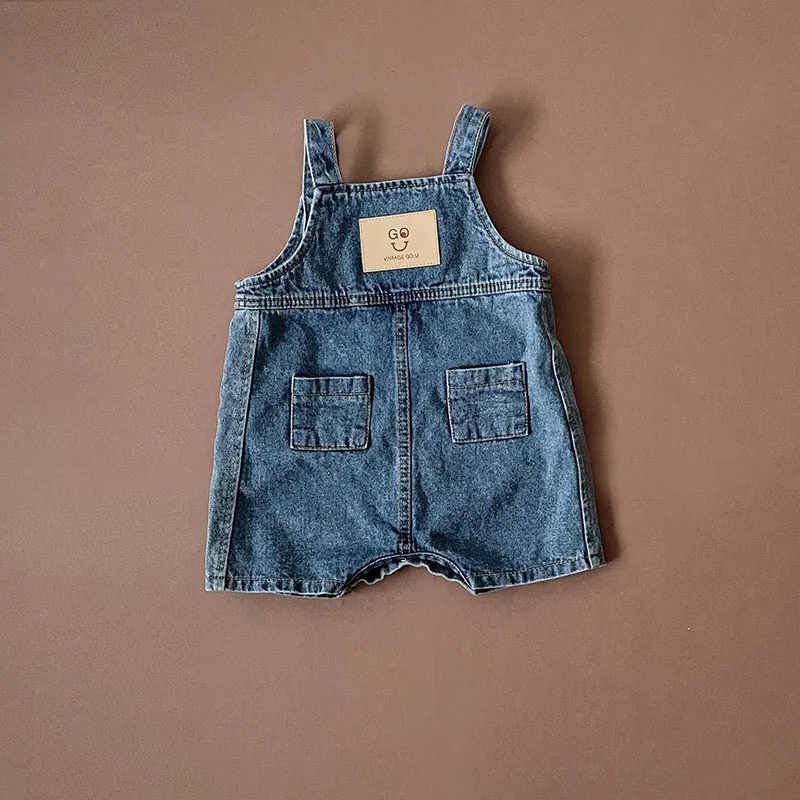 Denim Baby Girls Jumpsuits Toddler Overalls