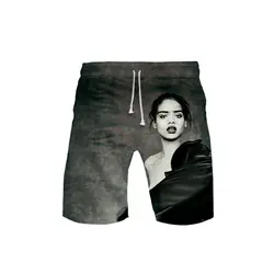 Rihanna Singer модель актера шары штаны для мальчиков Kakarot Шорты Брюки для отдыха с принтом повседневные мужские шорты Новинка Топ