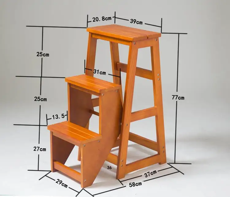 Marches Banco, кухонный табурет, плиссированный, Cocina, складной, шаг, Escalera, Madera, Merdiven, Escaleta Escabeau, стул, лестница, стул