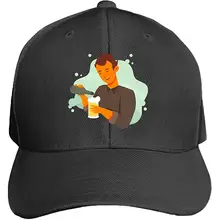 Остроконечная Кепка, которую я ударил, что смешной Боулинг S Регулируемая Сэндвич бейсболка хлопок Snapback