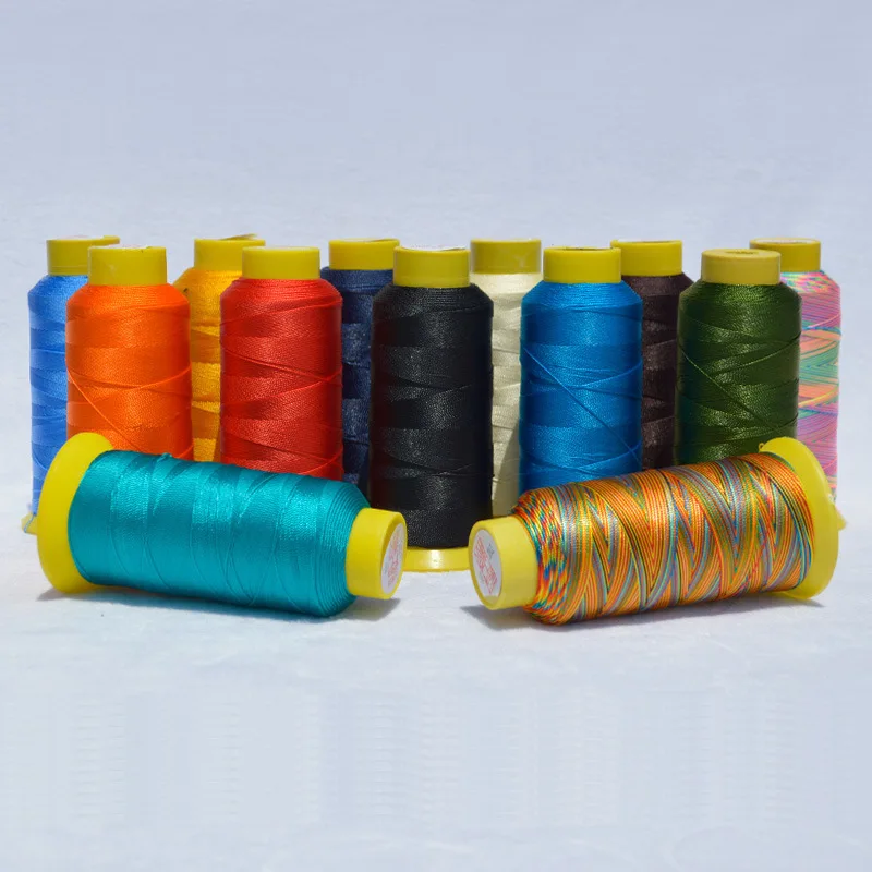 

Stranded hand-woven tower line tassel tassel strand nylon shiny ice silk thread color
