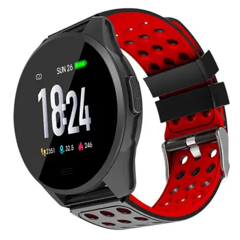 

Best Selling Tempered Glass Smartwatch Sports Heart Rate Fitness Track Smart Wristband Watch