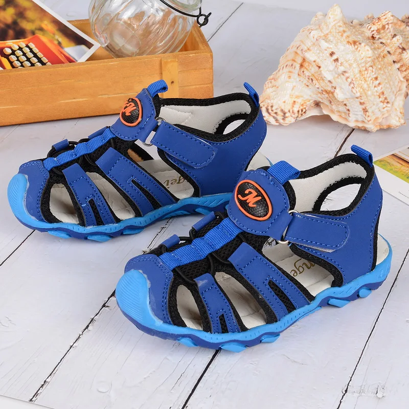 

Children casual Outdoor Sandals Closed Toe Boys And Girls Beach Sandals Summer Breathable Kids Shoes Sports Swimming Sandals