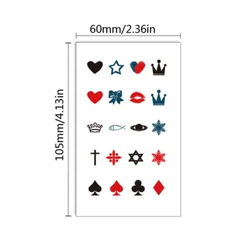 

Small Fresh Adult Beauty Decal Disposable Temporary Tattoo Stickers Removable Fake Tattoos