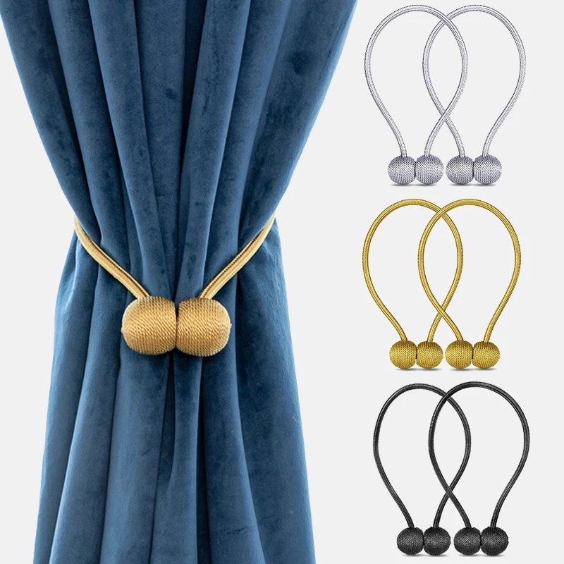 1 pcs new Magnetic Ball New Pearl Curtain Simple hanging ball curtain clip curtain pearl tie rope Clips Holder curtain accessory 1 pcs new Magnetic Ball New Pearl Curtain Simple hanging ball curtain clip curtain pearl tie rope Clips Holder curtain accessory