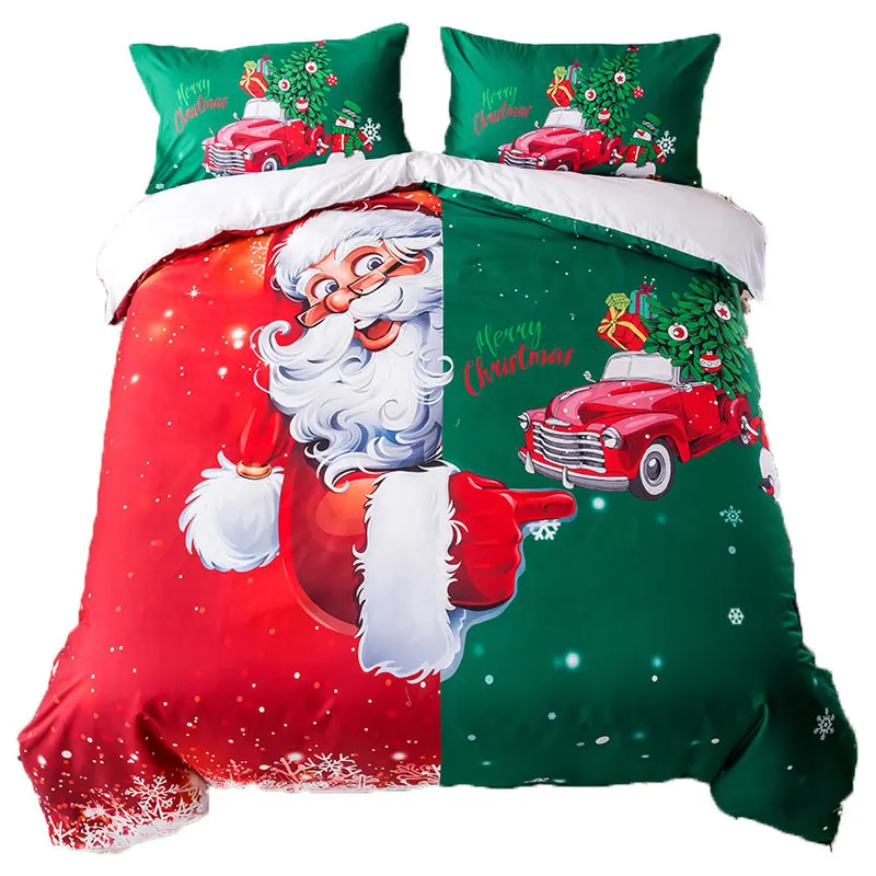 

Christmas Gift for Girls Boys Bedding Sets Duvet Cover bed sheets and Pillowcases 3 Pcs Bed Sheet Twin Queen King Teenager Print