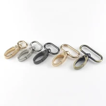 1 stücke Metall Snap Haken Swivel Auge Trigger Clip Verschluss Für Leder Handwerk Tasche Strap Gürtel Gurtband gold/silber /bronze/gun-metall(China)