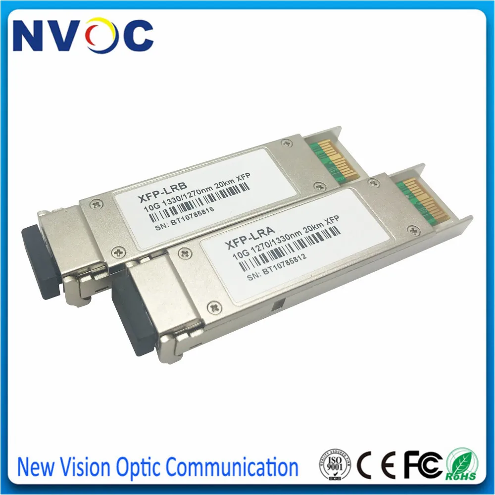 Оптический трансивер 10G XFP BIDI 1330 нм/1270 нм 20 км 40 60 LC коннектор модуль 10 Гбит/с 20/40/60 |