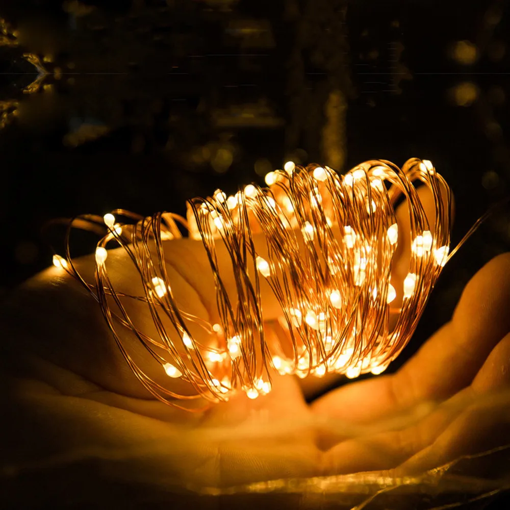 20LED медная проволока светящиеся огни водонепроницаемые мини светодиодные