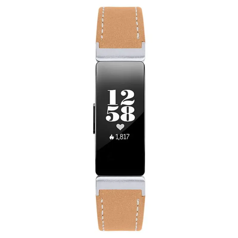 Совместимость для Fitbit вдохновить& для Fitbit Inspire HR ремень кожаный ремешок Регулируемый замена аксессуары, ремни