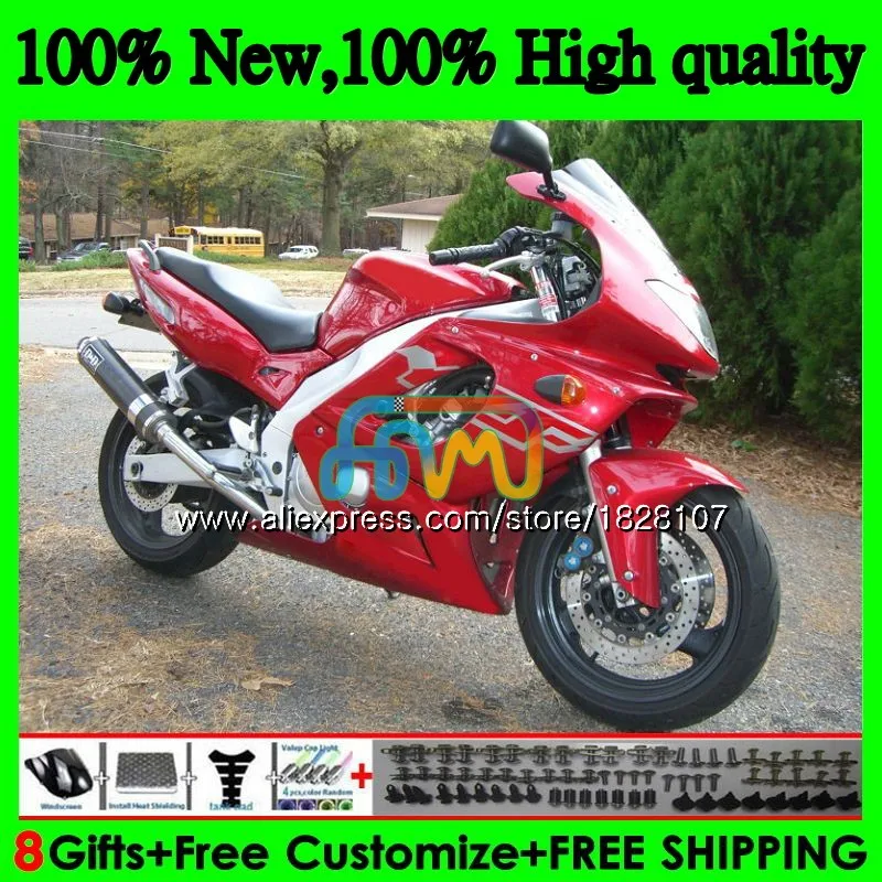 YZF 600R для YAMAHA Thundercat YZF600R Factory red 96 02 03 04 05 06 07 73b. 38 YZF-600R 2002 2003 2004 2005 2006 2007 обтекатель |