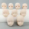 Doll Accessories Multi-style Soft Plastic Practice Makeup DIY Doll Head For 11.5