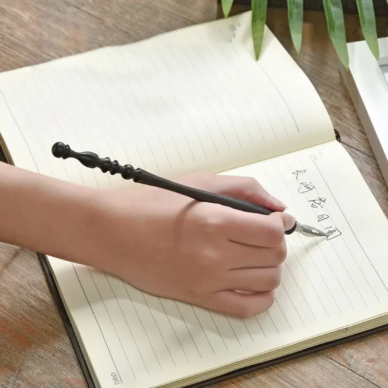 Деревянная ручка держатель Маяк английский косой каллиграфия Dip ручка перо держатель ручной работы авторучки C26