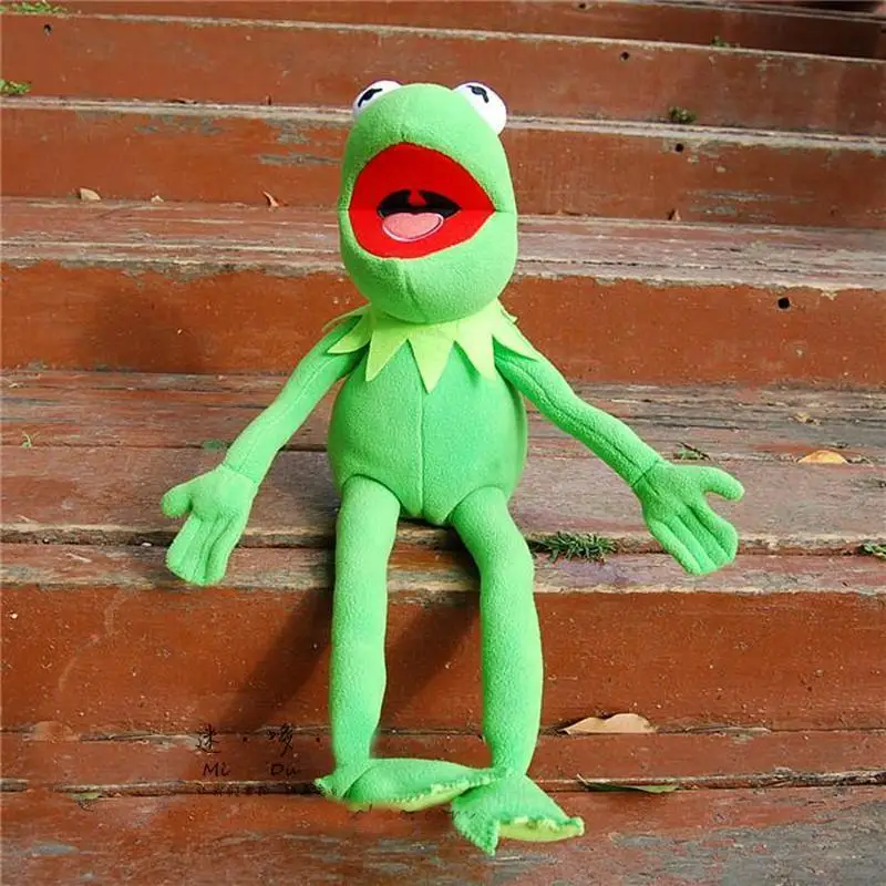 2018 Новый Kermit Улица Сезам Muppet лягушка плюшевая кукольная игрушка куклы 45 см|Мягкие