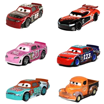 

2pcs Cars Disney Pixar 7cm Cars Ramirez Lightning McQueen Racing Family Diecast Metal Alloy Toy for Kids Toys Chlidren gift