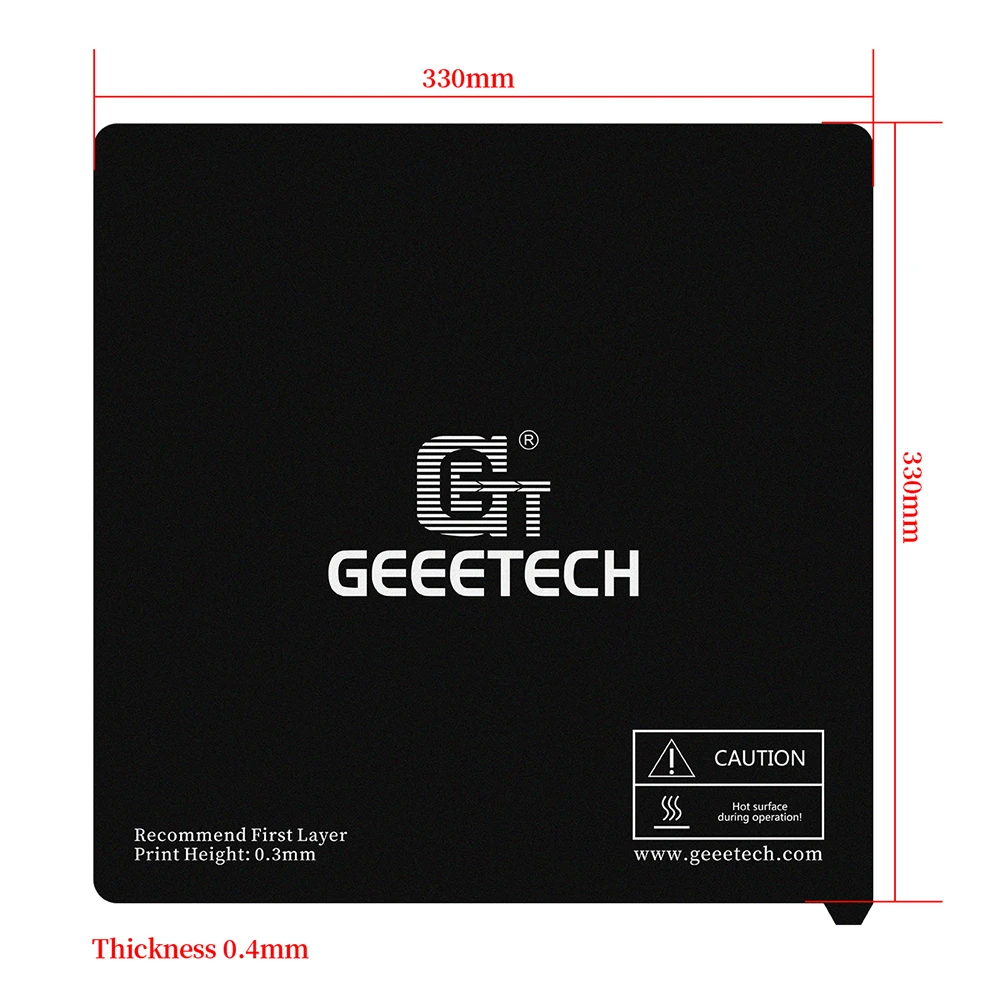 GEEETECH 2 шт. майларовая деталь паста для Hotbed 218*140 мм 235*235 260*260 330*330 A10/A20/A10M/A20M/A30/A30M/E180 3D