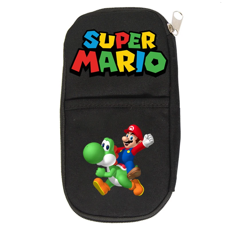 Чехол для карандашей Super Mario, чехол для косметики в стиле аниме, детские сумки для хранения канцелярских принадлежностей, сумки для девочек-подростков на молнии, макияж - Цвет: 5
